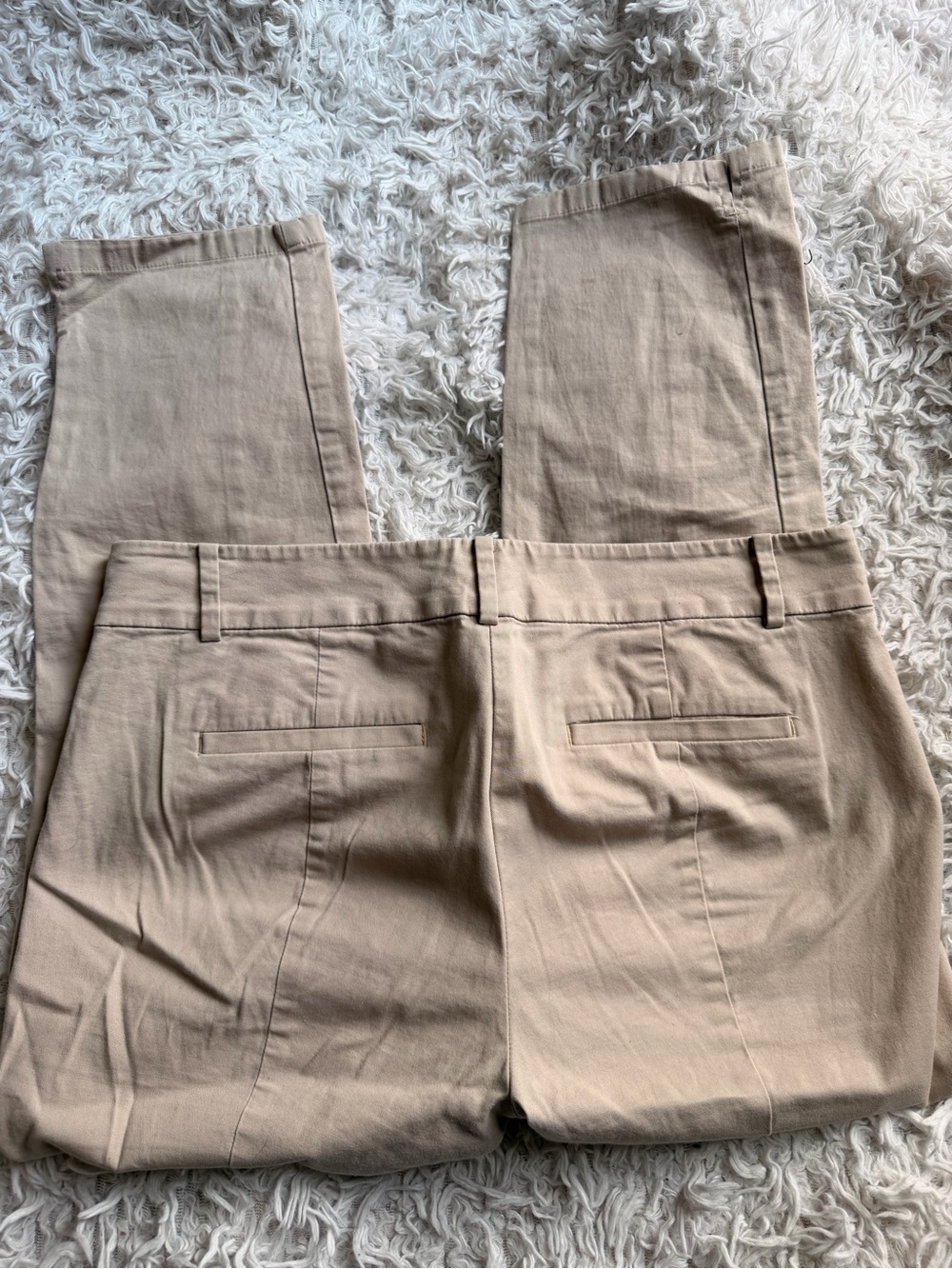 Ann Taylor Cambridge Crop Khaki Dress Chinos - Picture 2 of 9